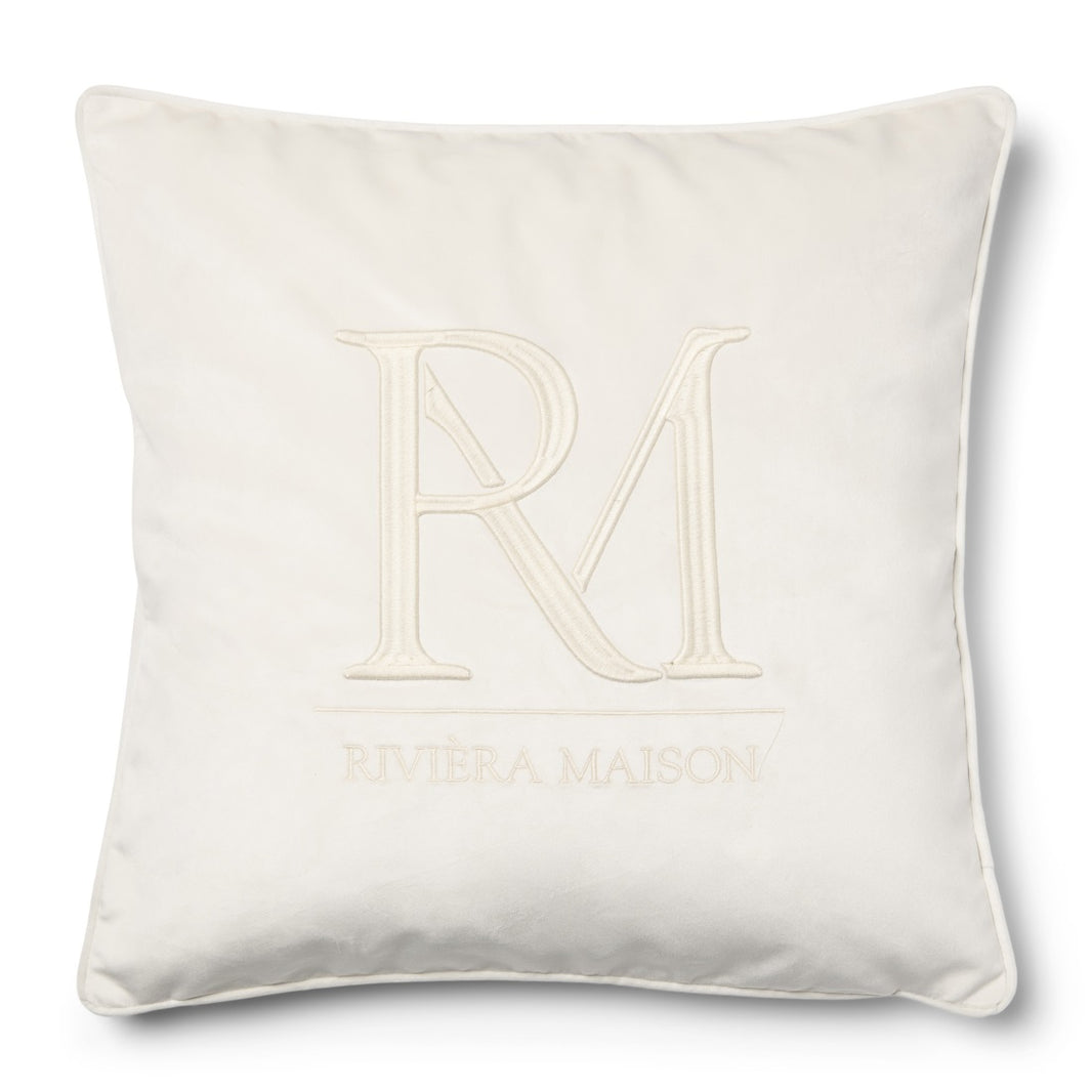 Monogram Velvet Pillow