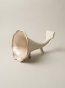 Nowe Home Keramische Telefoonversterker SHELL in crème als woonaccessoire