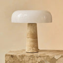 Tavellio Tafellamp EMILY in crème in interieur