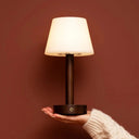 Tavellio Tafellamp ZOE in bruin op tafel of dressoir