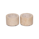 LifeStyle Kaarsenhouder ARENA in beige detail van afwerking