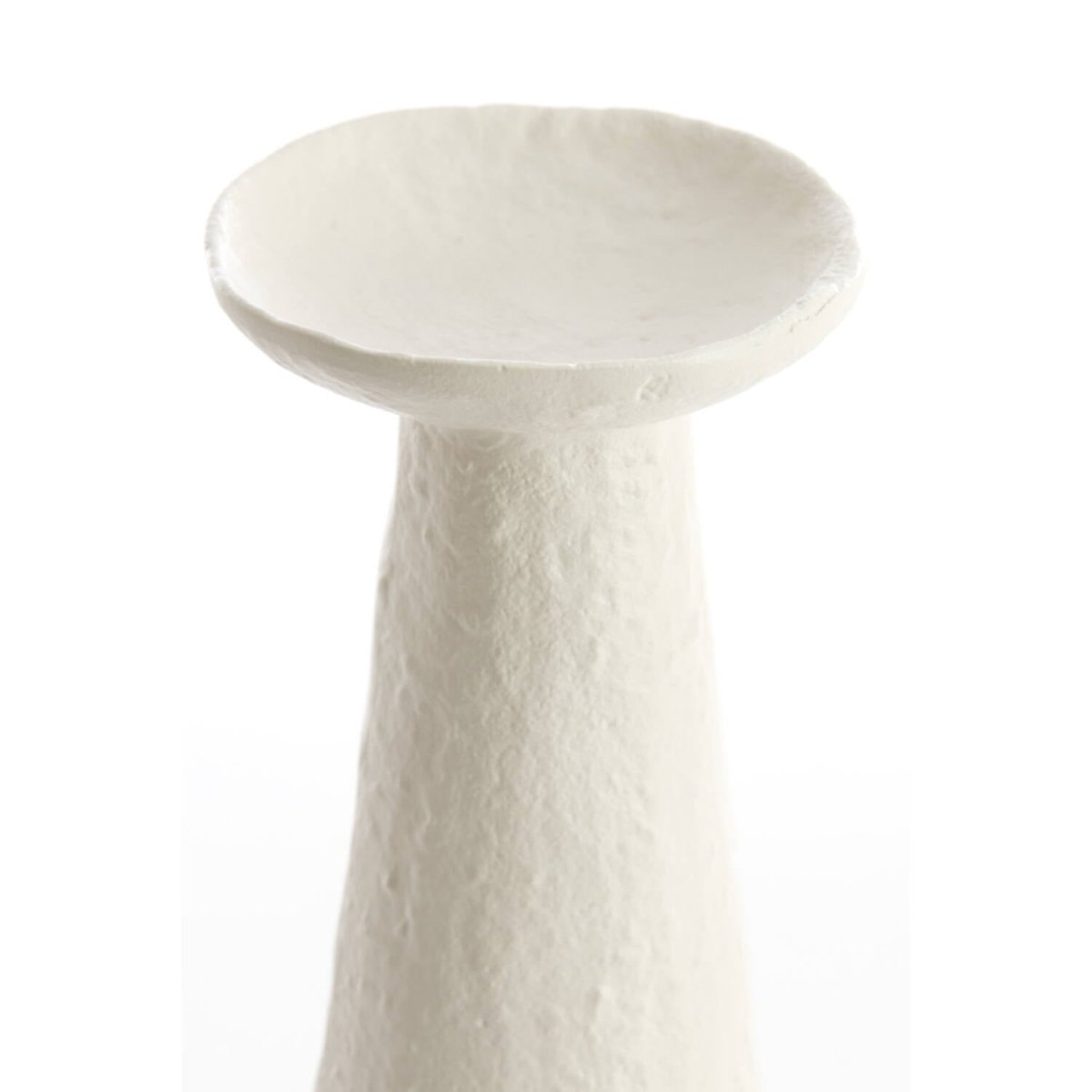 Kaarsenhouder 13x11,5x46 cm OTA crème - Van Bas