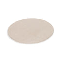 Mooisa Dienblad MARMEREN Rond - Ø30 cm in beige op tafel