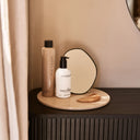 Mooisa Dienblad MARMEREN Rond - Ø30 cm in beige detail van afwerking