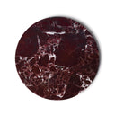 Mooisa Dienblad MARMEREN Rond - Ø30 cm in rood als woonaccessoire