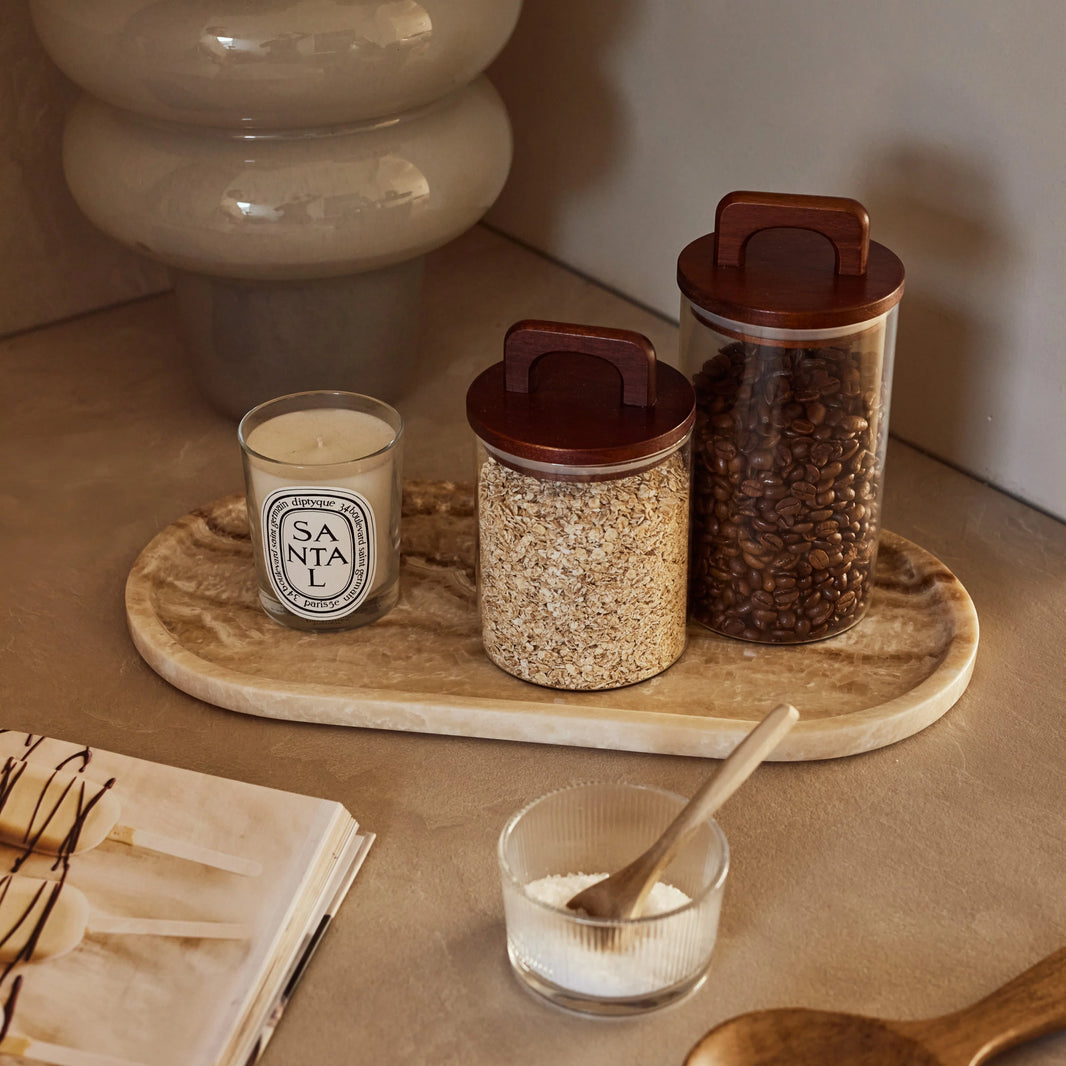 Dienblad MARMEREN Ovaal - 30x15 cm