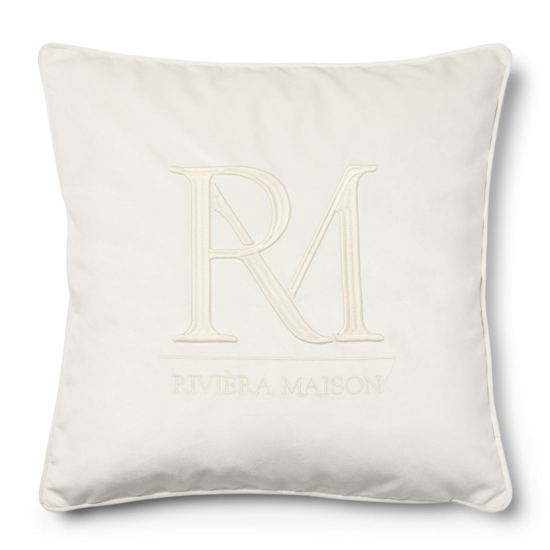 Monogram Velvet Pillow
