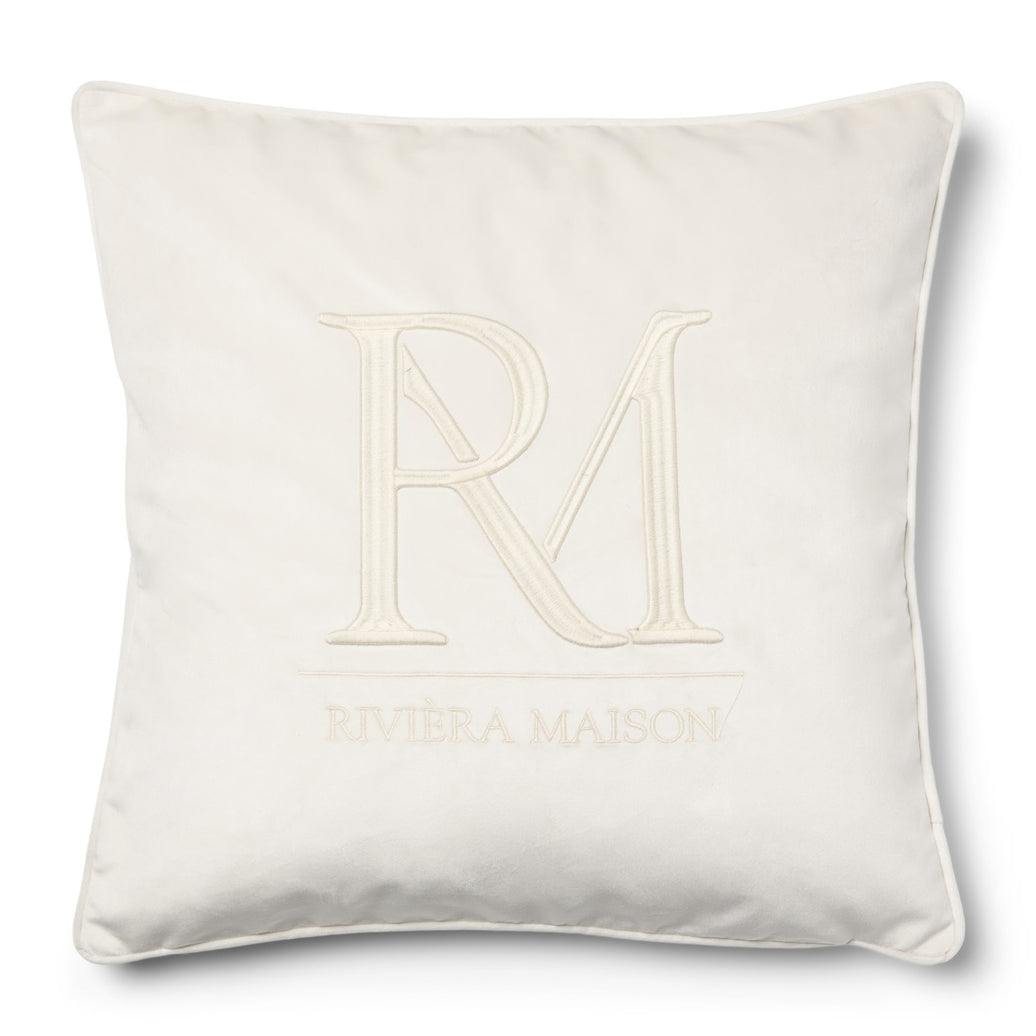 Monogram Velvet Pillow