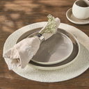 Rivièra Maison Ontbijtbord CLEMENT in crème detail van afwerking