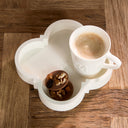 Rivièra Maison Mini Dienblad CLOVER in wit detail van afwerking