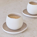 Rivièra Maison Kop en Schotel CLEMENT in koffie op tafel of dressoir