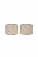 LifeStyle Kaarsenhouder ARENA in beige met kaars