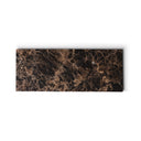 Mooisa Dienblad MARMEREN Rechthoekig S - 10x25 cm in bruin als woonaccessoire
