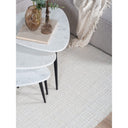 Home67 Vloerkleed CROSS Naturel detail van afwerking