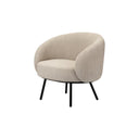 Pole to Pole Lounge Stoel MARS in crème in neutrale woonstijl