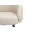 Pole to Pole Lounge Stoel MARS in crème close-up van materiaal