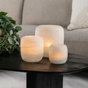 LifeStyle Windlicht NORWELL in wit met sfeervolle kaars