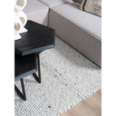 Home67 Vloerkleed POOL Ivoor close-up van materiaal