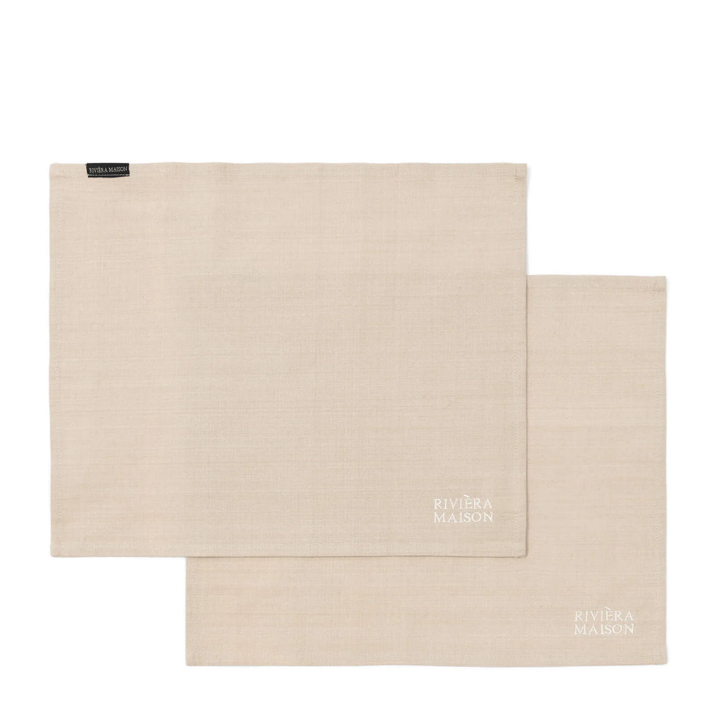 Placemat RM CLASSIC Flax – Set van 2