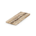 Mooisa Dienblad MARMEREN Rechthoekig S - 10x25 cm in onyx op tafel