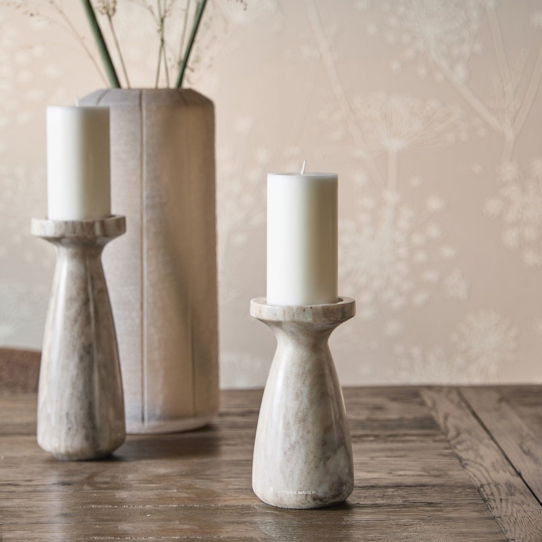 Ribani Marble Candle Holder